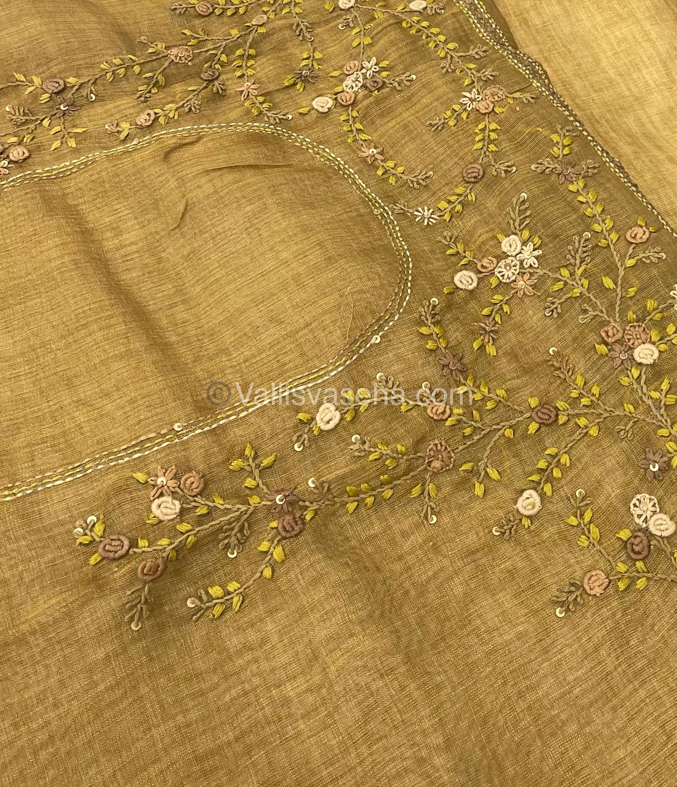 French Knot - Tissue Saree -  VVLFN001