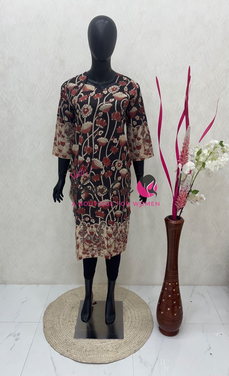 Ready Made - Kalamkari Kurti -VVRKK001