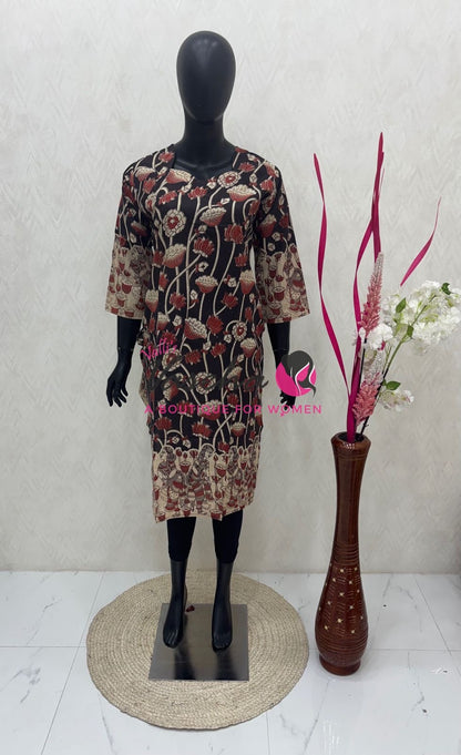 Ready Made - Kalamkari Kurti -VVRKK001