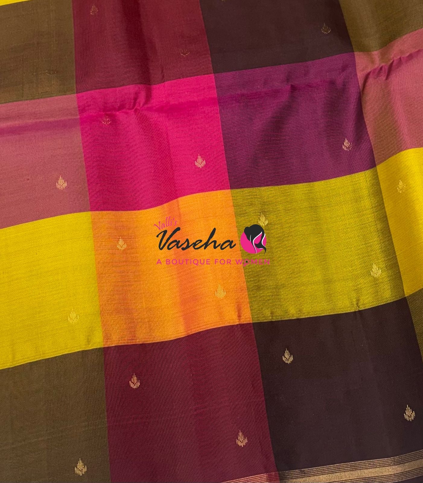 Pure Soft Silk Saree - Partly Pallu -  Half & Half Saree - VVPSS088