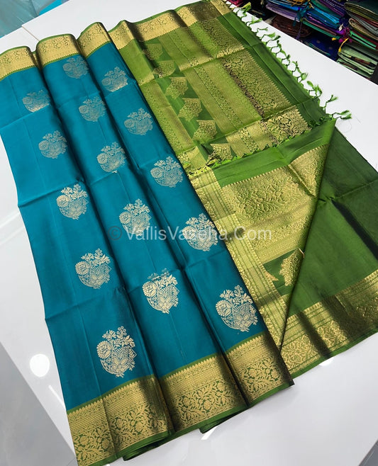 Pure Soft Silk Saree - Kanchi Border - VVPSS015
