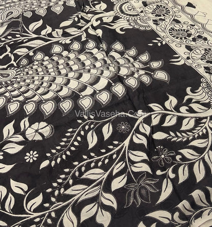 Pure Kalamkari Cotton Saree - VVPKC002