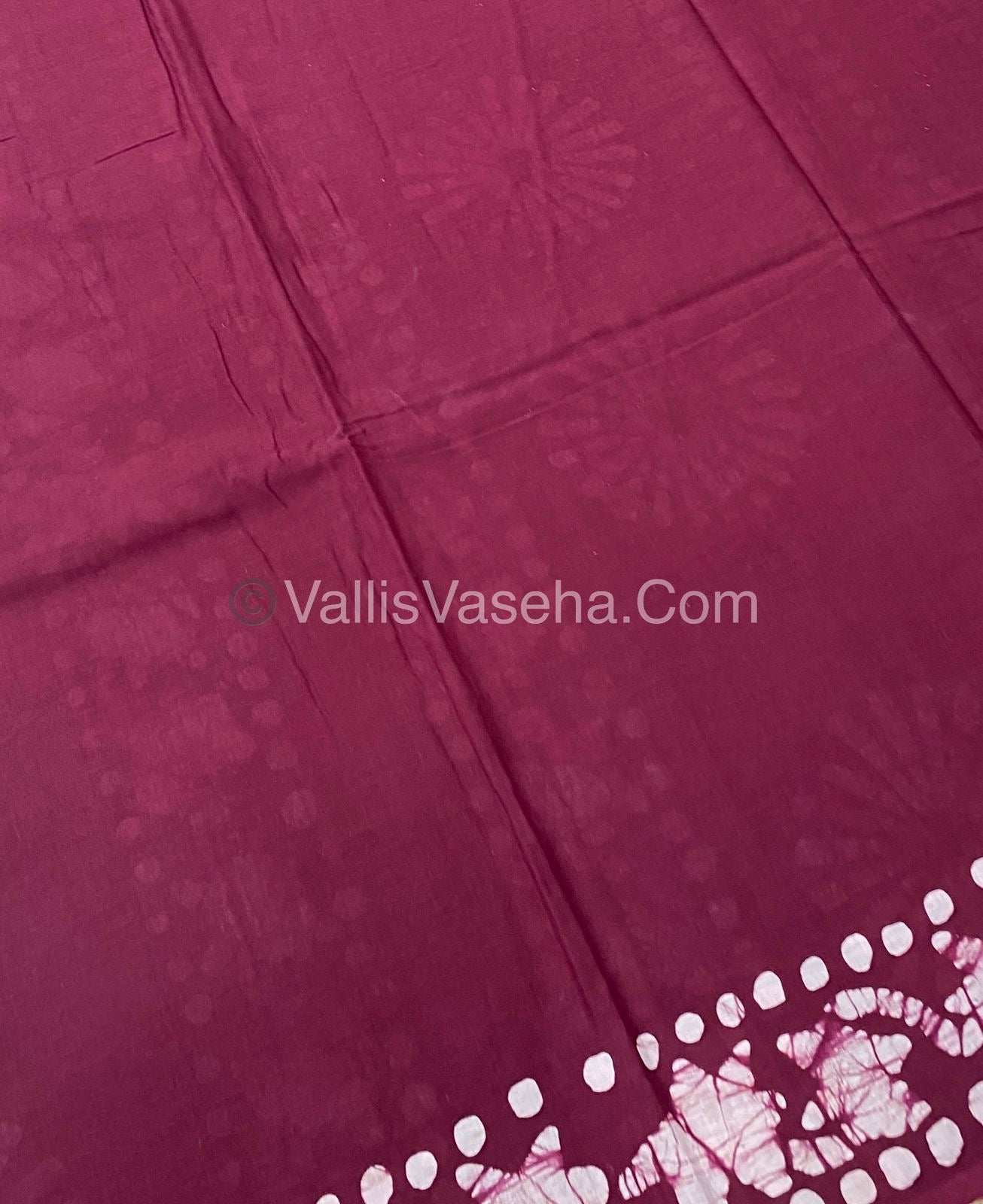Pure Soft Mul Mul Cotton Sarees - Hand Block Prints - VVMMC003