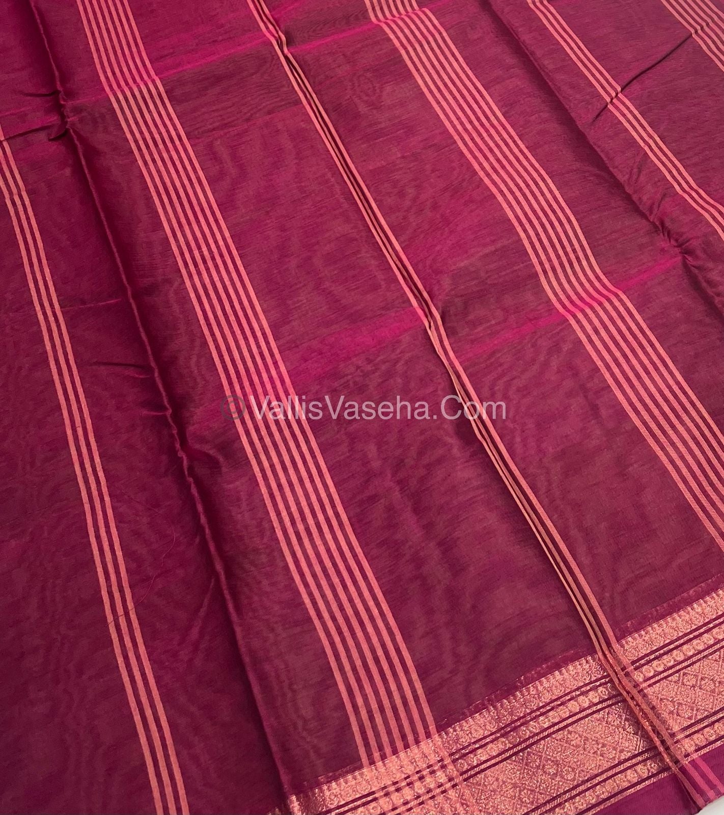 Dhaka Cotton Saree - VVDCS001