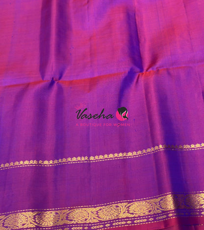 Pure Soft Silk Saree  - Purplish Pink Shade - VVPSS101