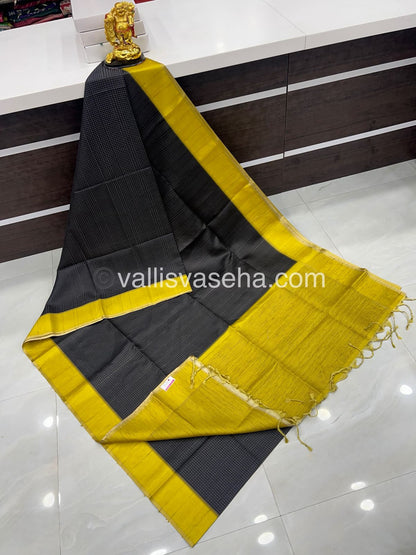 Semi Tussar Silk - Vairavoosi Design - VVSTS037