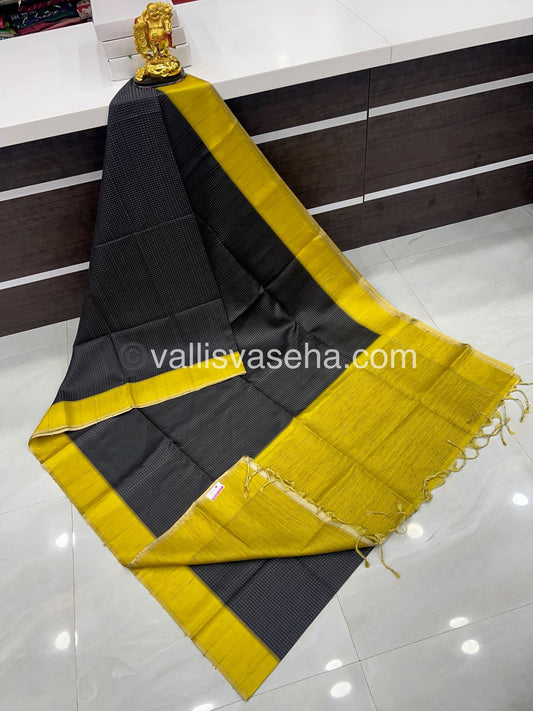 Semi Tussar Silk - Vairavoosi Design - VVSTS037