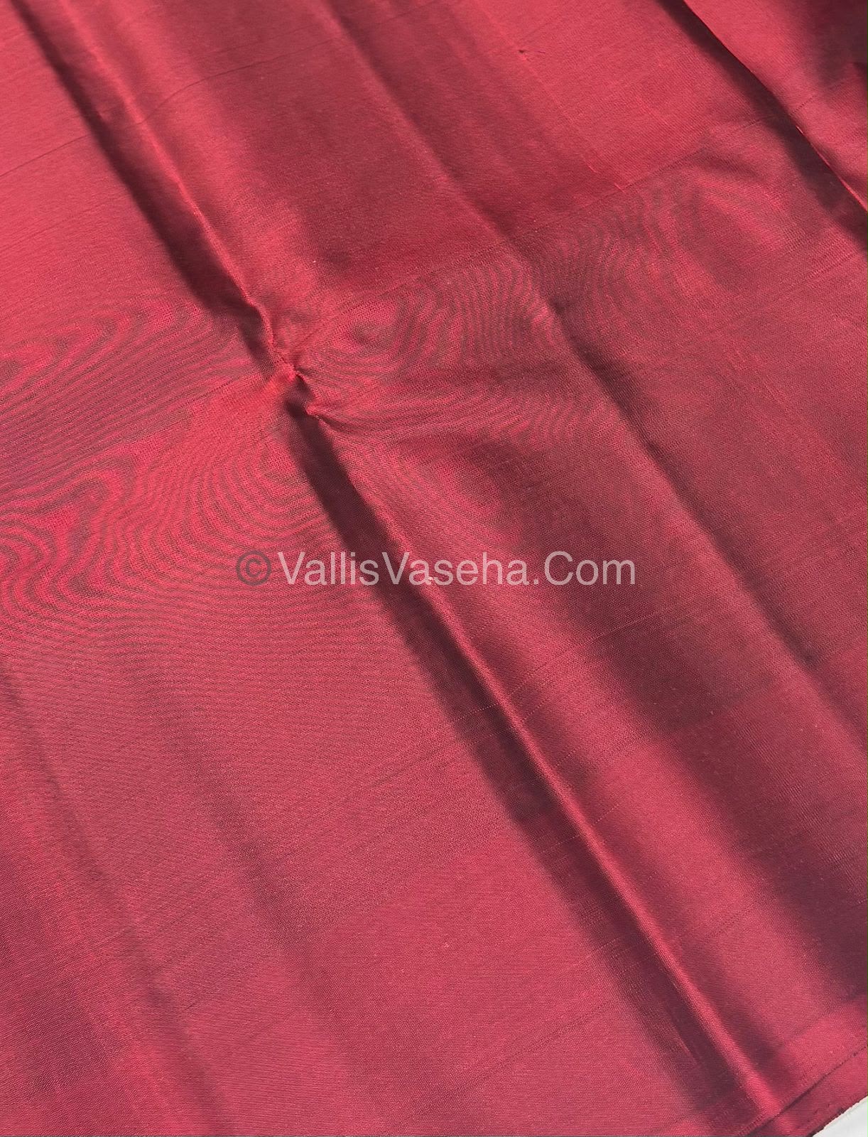 Half Mixed Soft Silk Saree - Blue With Brown  - VVPSS073