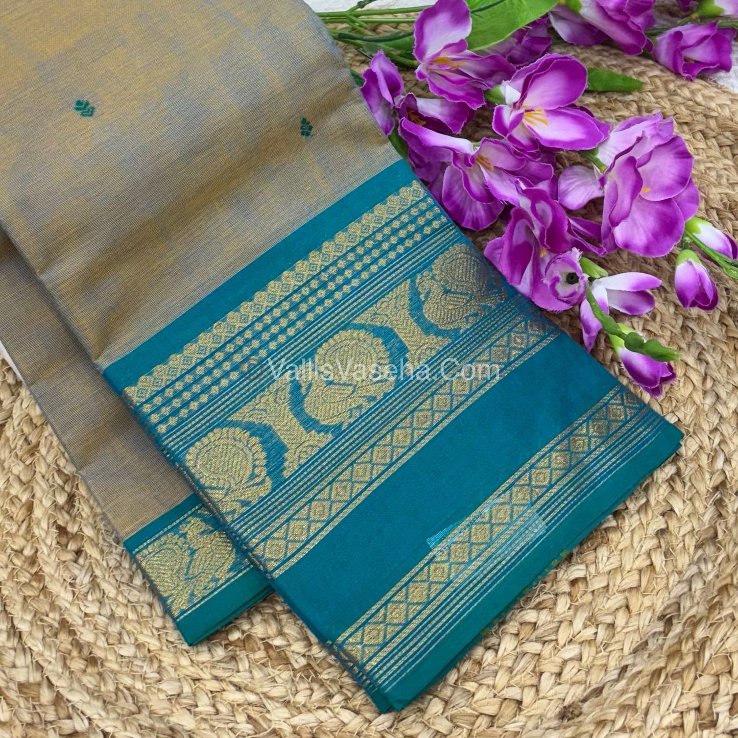 Kanchi Cotton Saree - VVKCS012