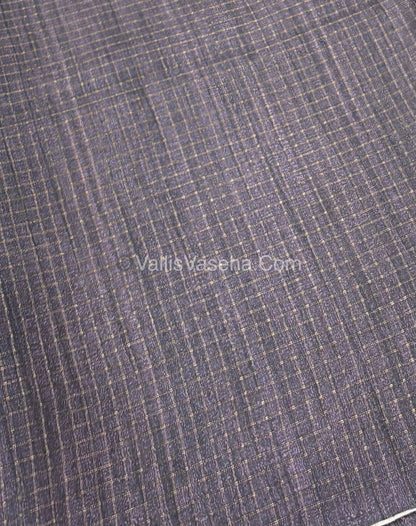 Art Tussar / Art Silk - Pink & Dark Purple - VVATS003