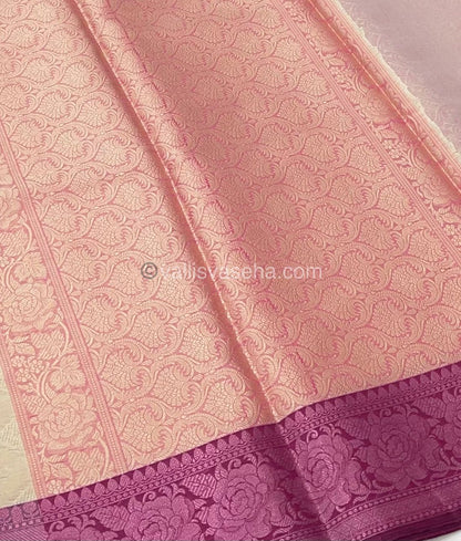 Banarasi - Kora Muslin Saree - VVKMS001