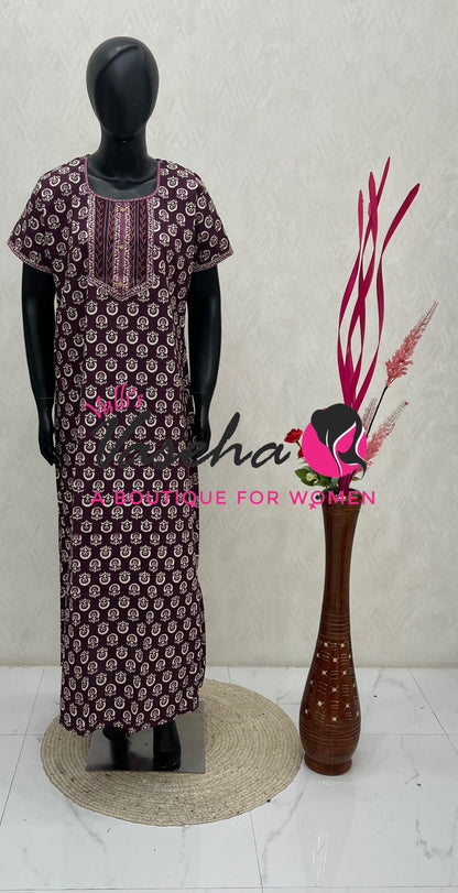 Free Size - Nighties - VVJN001