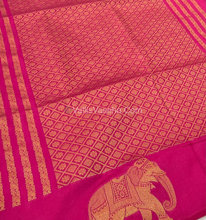 Mulberry Semi Silk - Rani pink  Shade - VVMSS001