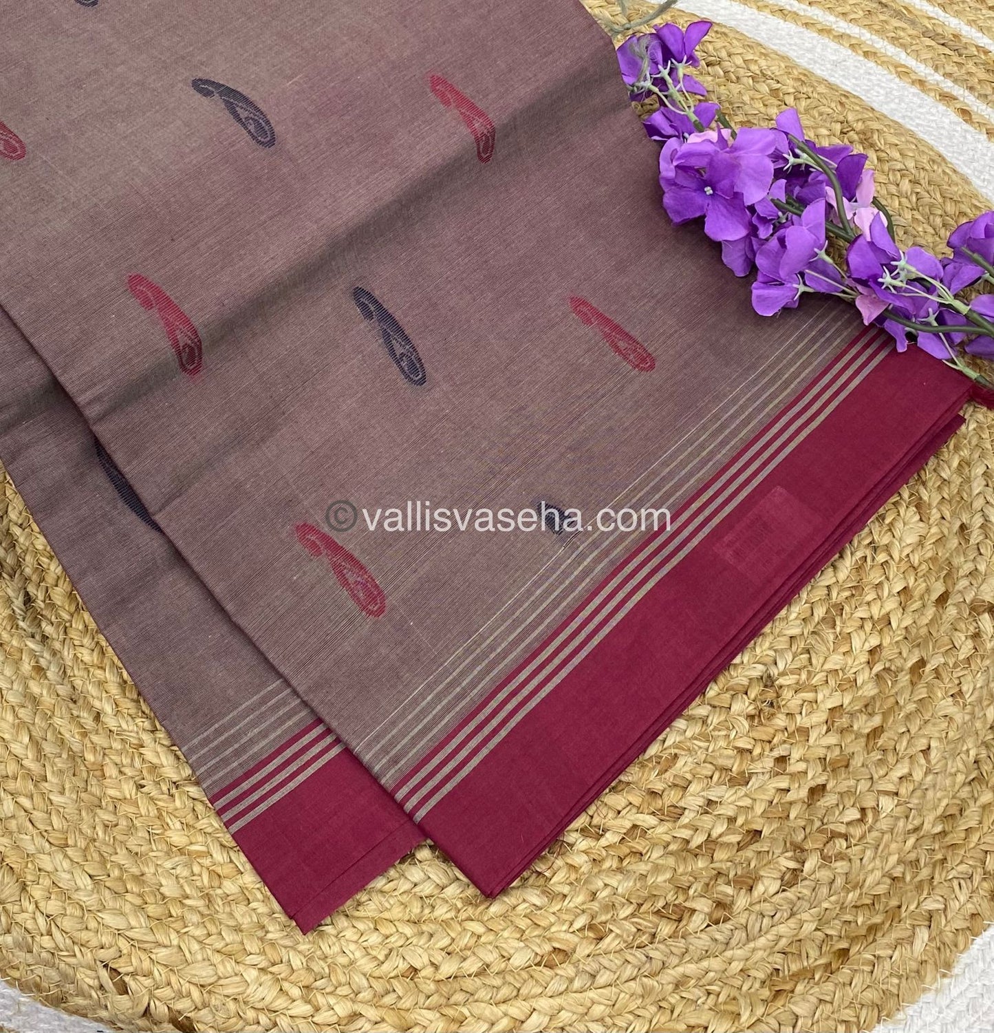 Handloom South Cotton Saree - VVSCS001