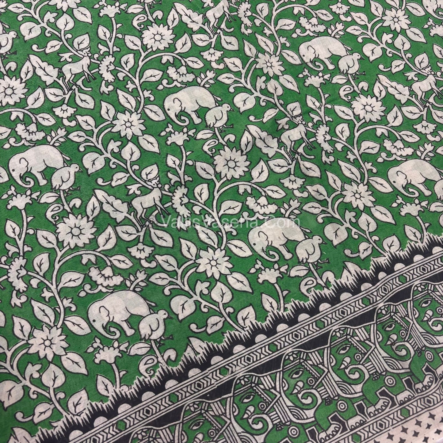 Pure Kalamkari Cotton Saree - VVPKC002