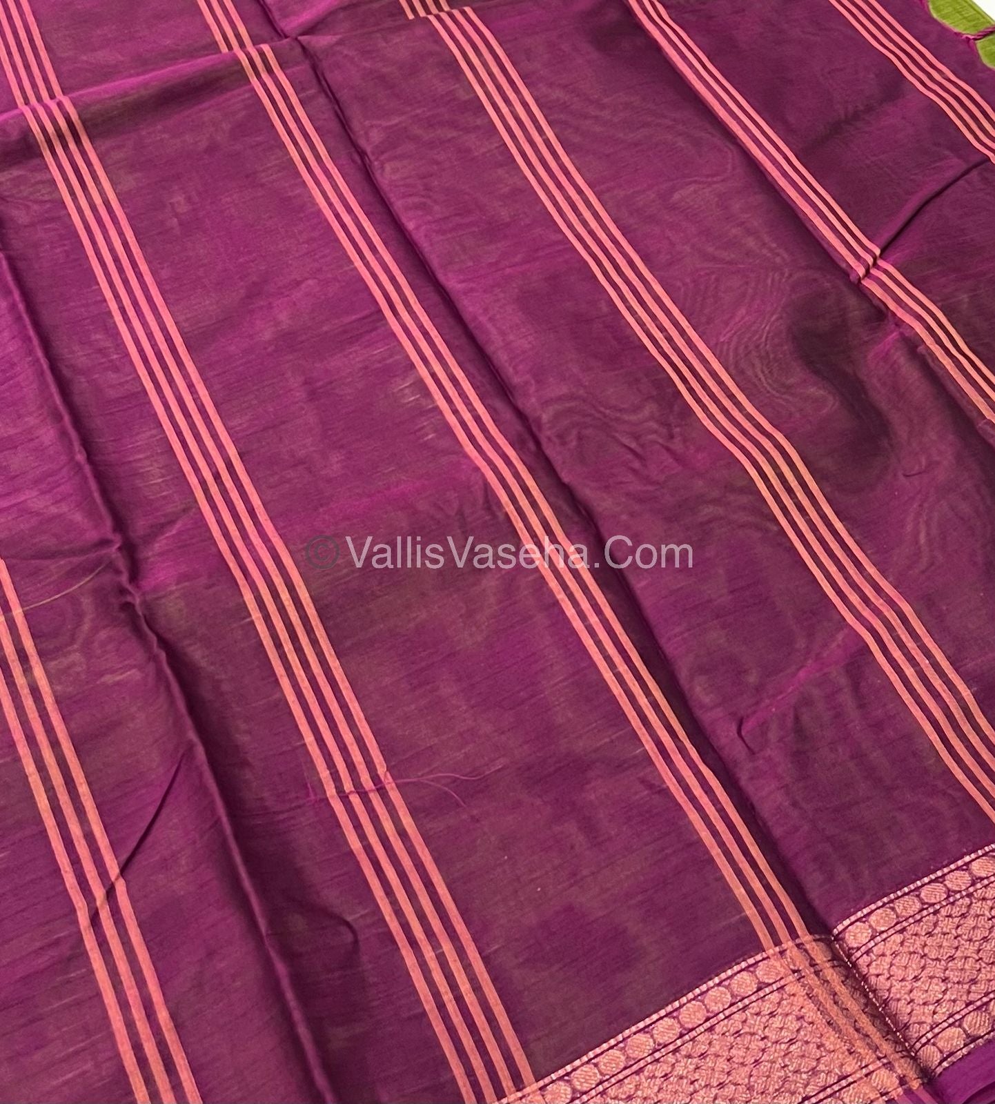 Dhaka Cotton Saree - VVDCS001