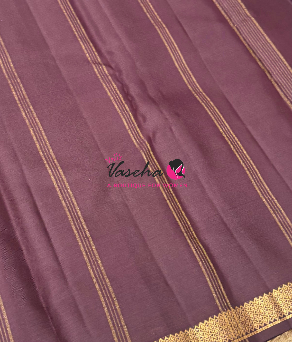 Pure Soft Silk Saree  - Ramar Green With Brown Combo - VVPSS146