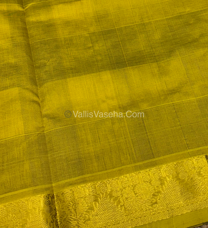 Pure Silk Cotton Saree - Pazhum Pazhamum Checks Design - VVPPSC02