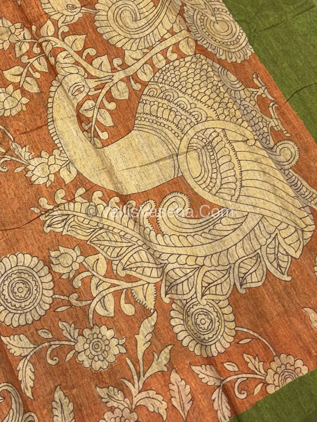 Semi Tussar Silk Saree |VVSTS047