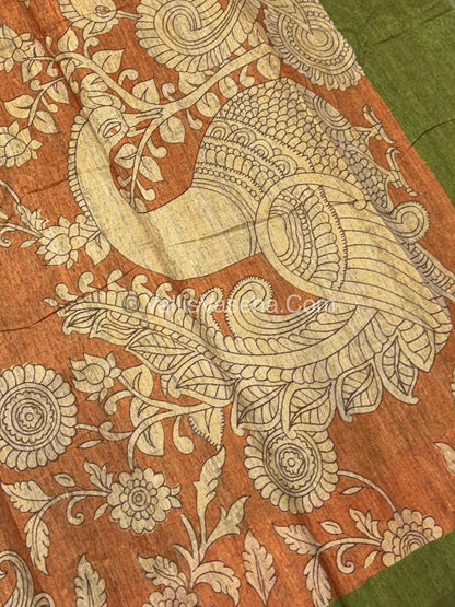 Semi Tussar Silk Saree |VVSTS047