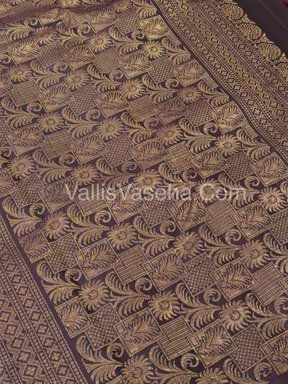 Half Mix - Pure Soft Silk Saree - VVPSS043