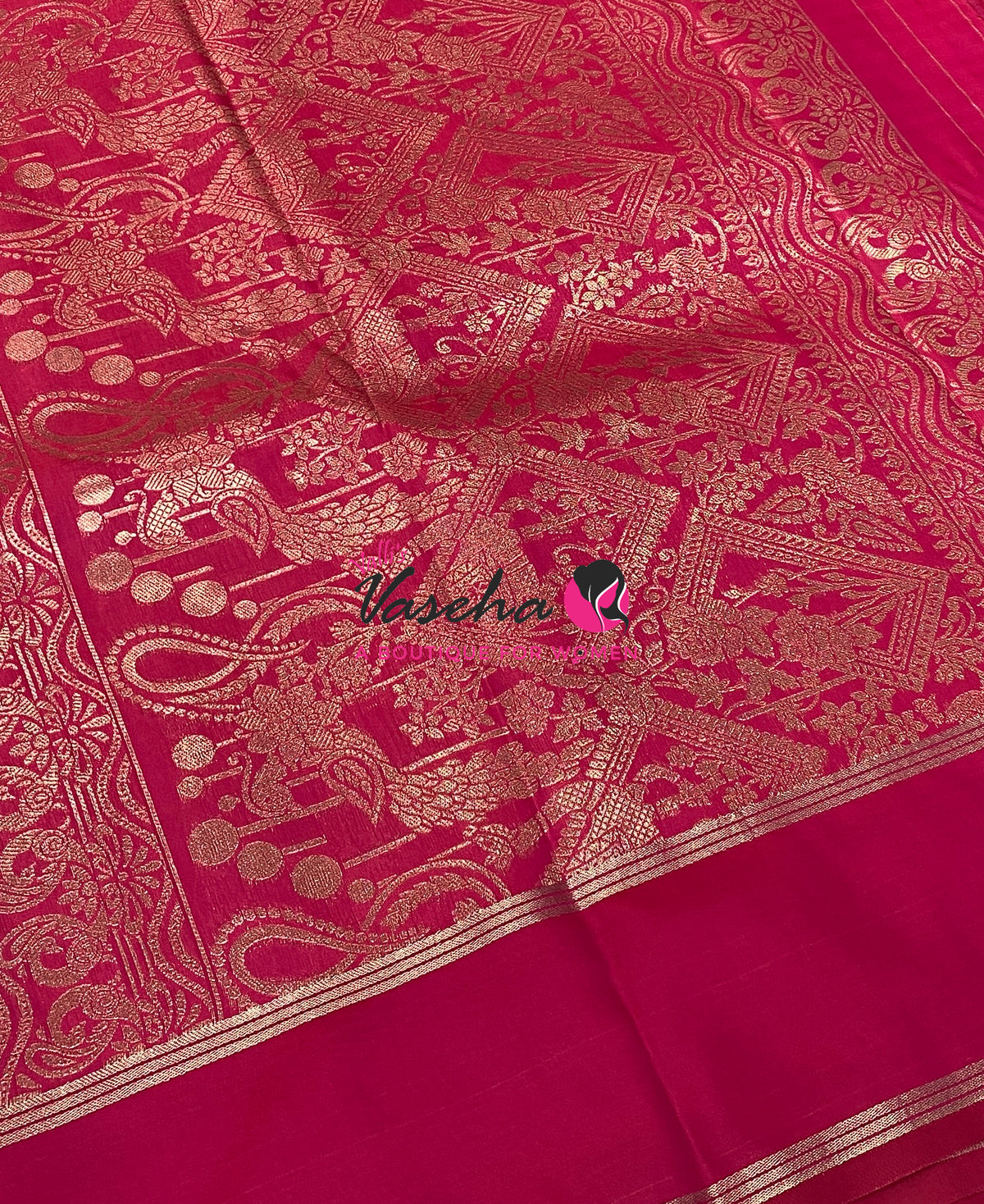 Semi Soft Silk  - Pink Shade - VVSSS043