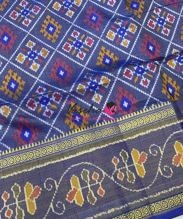 Semi Patola | Printed Silk Saree - Combo - VVSPS002