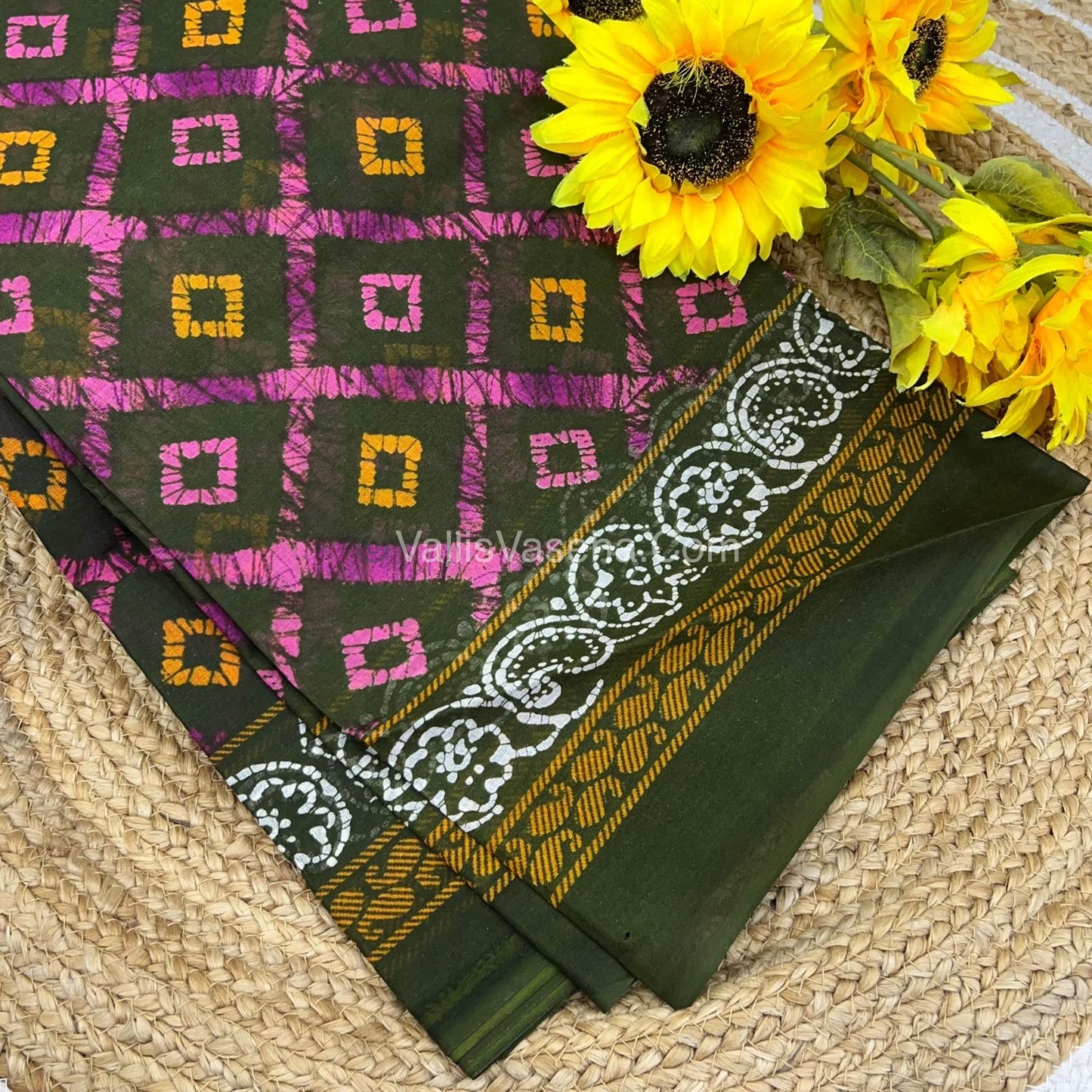 Pure Cotton Voile Saree | VVPVS001
