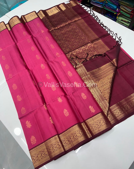 Pure Soft Silk Saree - Kanchi Border - VVPSS015