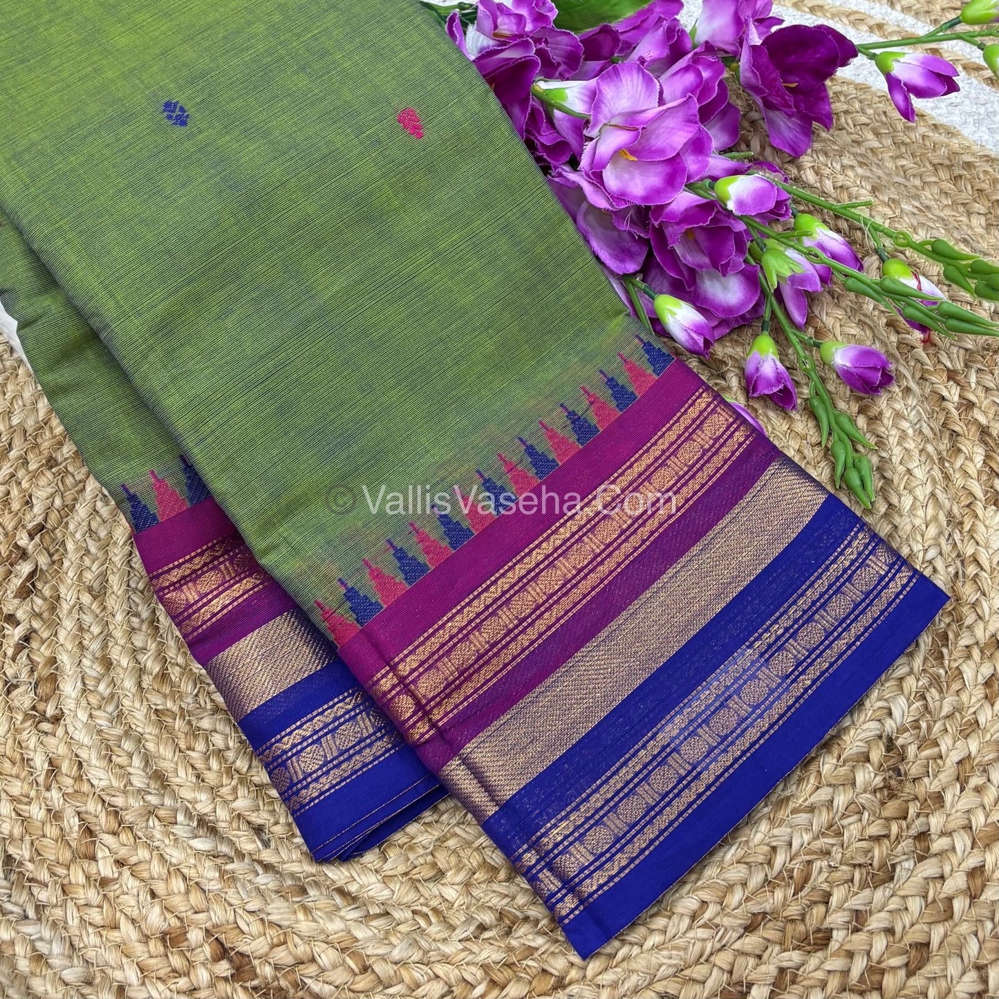 Kanchi Cotton Saree - VVKCS017