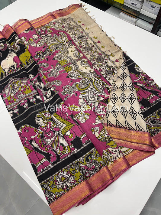 Chennur Silk | Kalamkari Prints | VVCS005