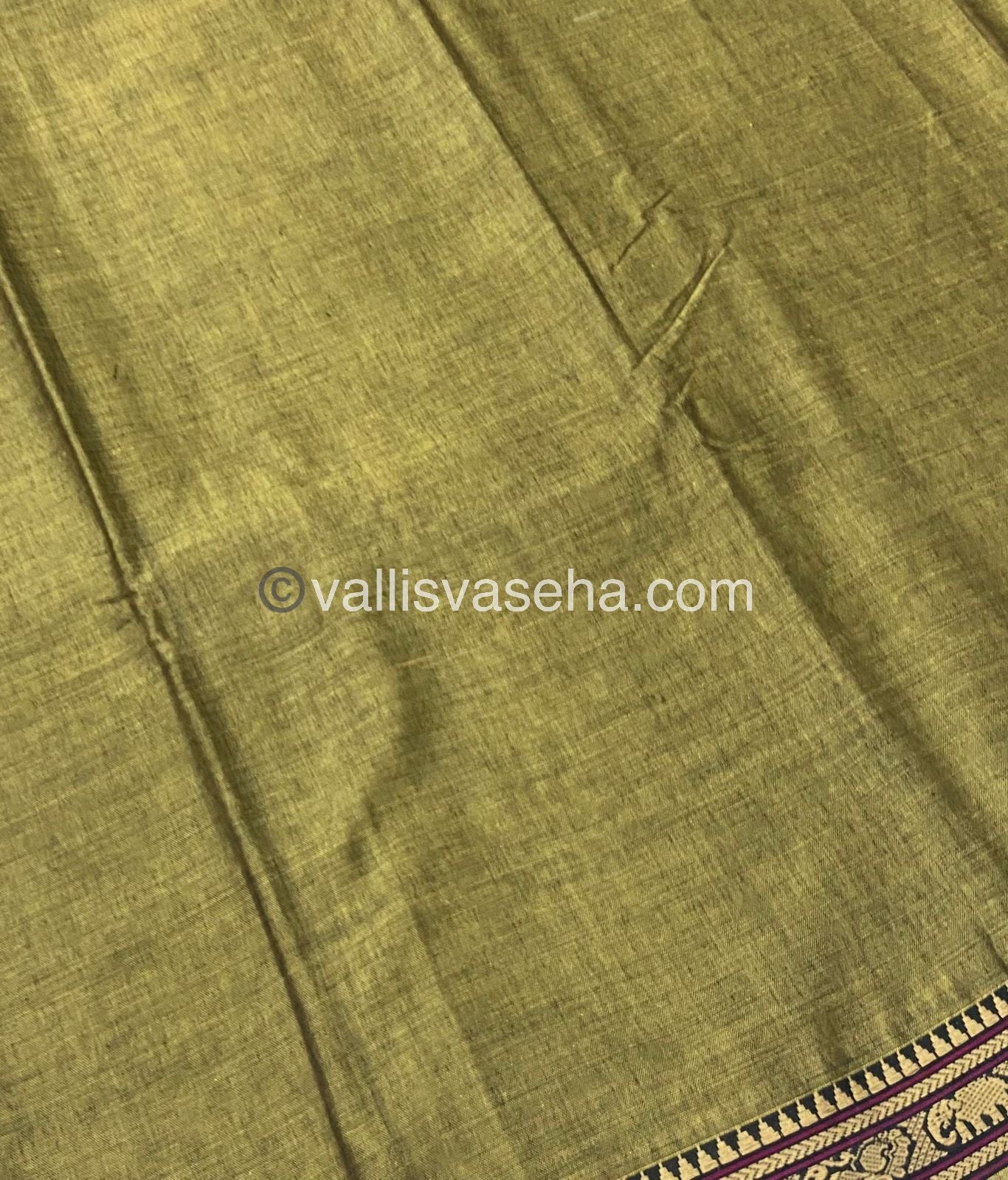Narayanapet Mercerised Cotton Saree - VVNMC001