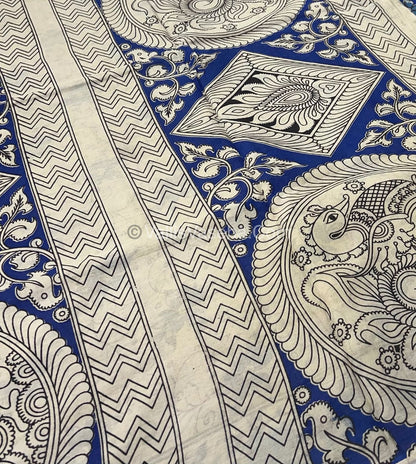 Pure Kalamkari Cotton Saree - VVPKC002