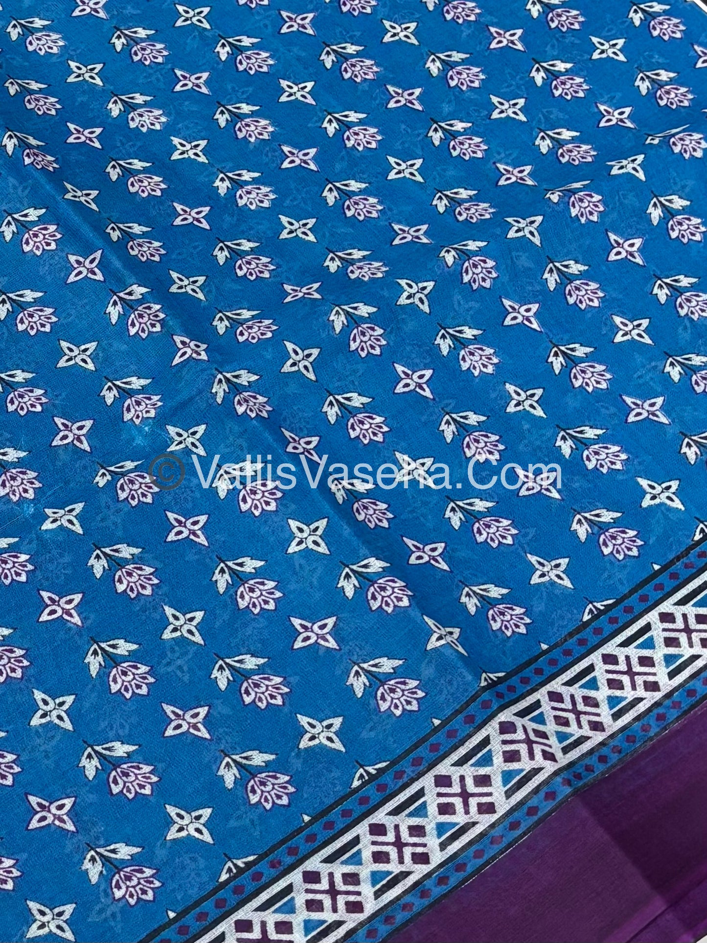 Pure Cotton Voile Saree | VVPVC001