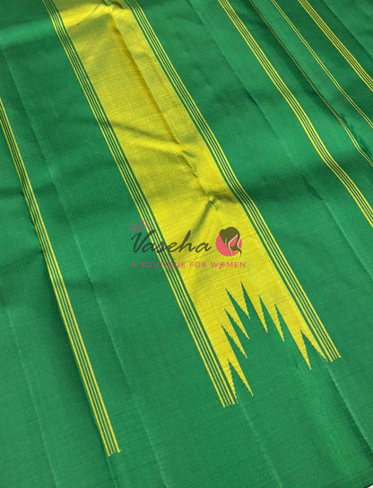 Pure Kanchipuram Silk Saree - Thalampoo - VVPS029
