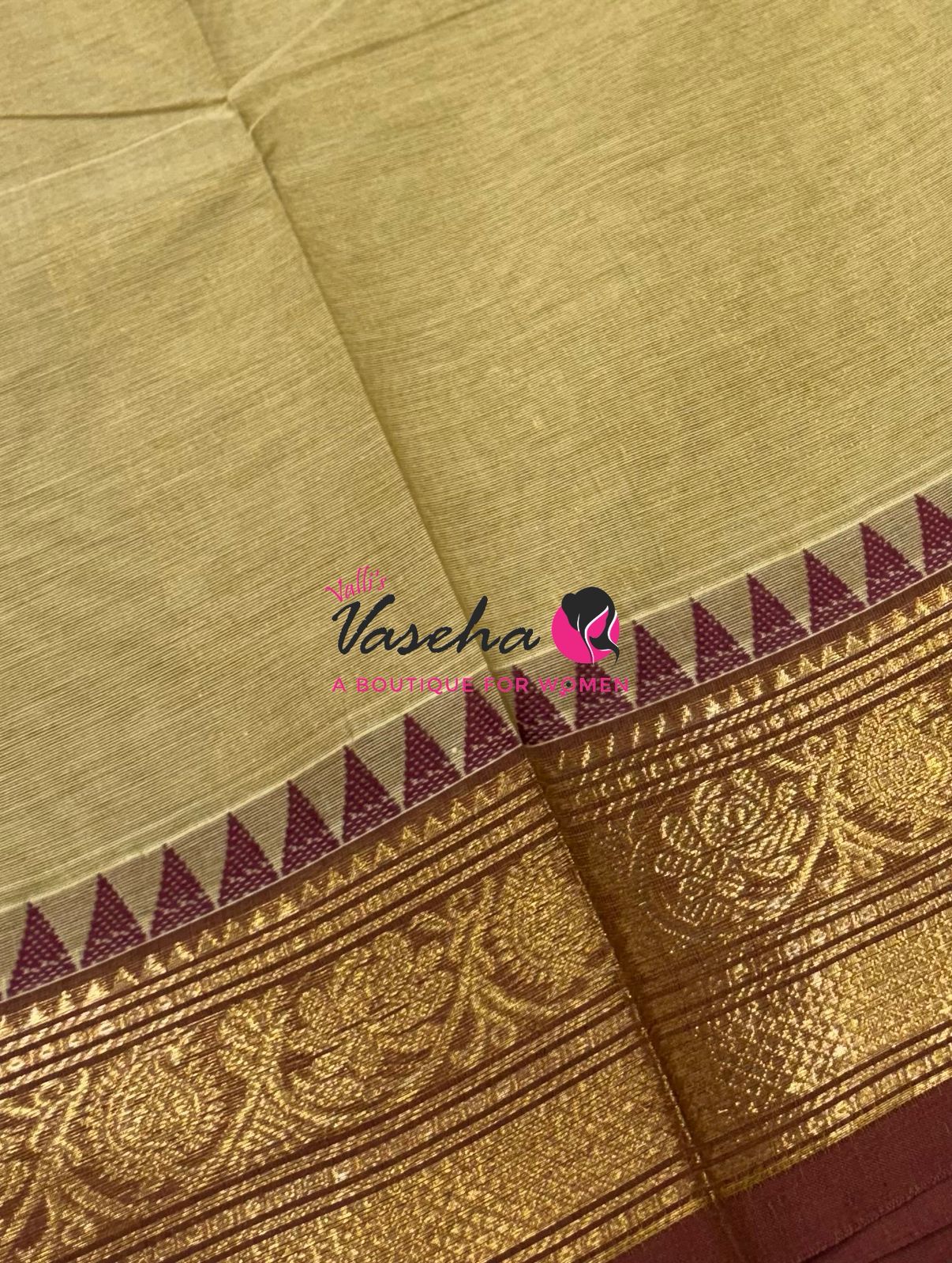 Kanchi Cotton Saree - VVKCS026
