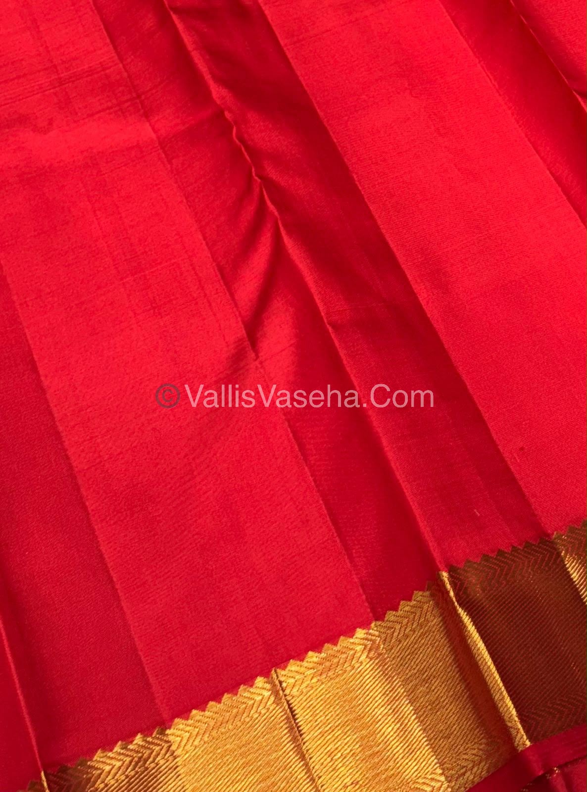 Pure Kanchipuram Silk Saree | Pazhum Pazhamum Checks |VVPS017