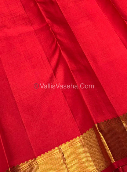 Pure Kanchipuram Silk Saree | Pazhum Pazhamum Checks |VVPS017