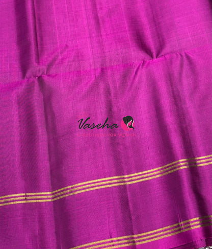 Pure Soft Silk Saree  - Purplish Pink Shade - VVPSS134