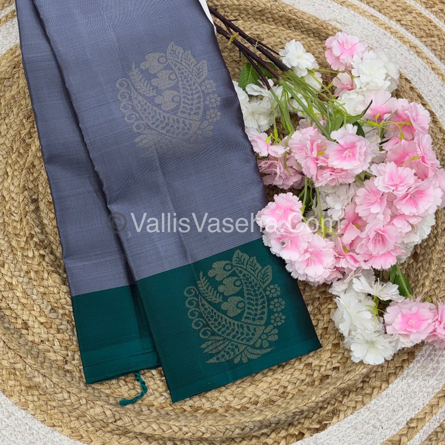 Half Mix - Pure Soft Silk Saree - VVPSS075