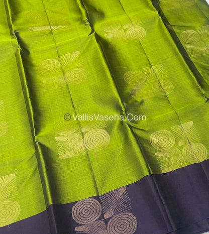 Half Mix - Pure Soft Silk Saree - VVPSS030