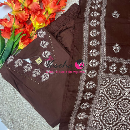 Ready Made | Anarkali |Salwar, Kameez & Duppatta(3pc)|Cotton |VVAS007