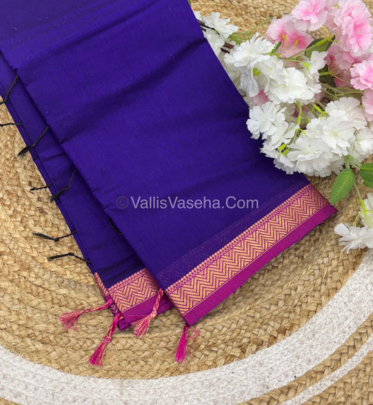 Fancy Mixed Cotton - Violet With Pink Shade - VVFMC005
