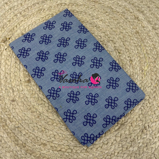 Blouse Bit - Kolam Print - 1 mtr - VVBB001