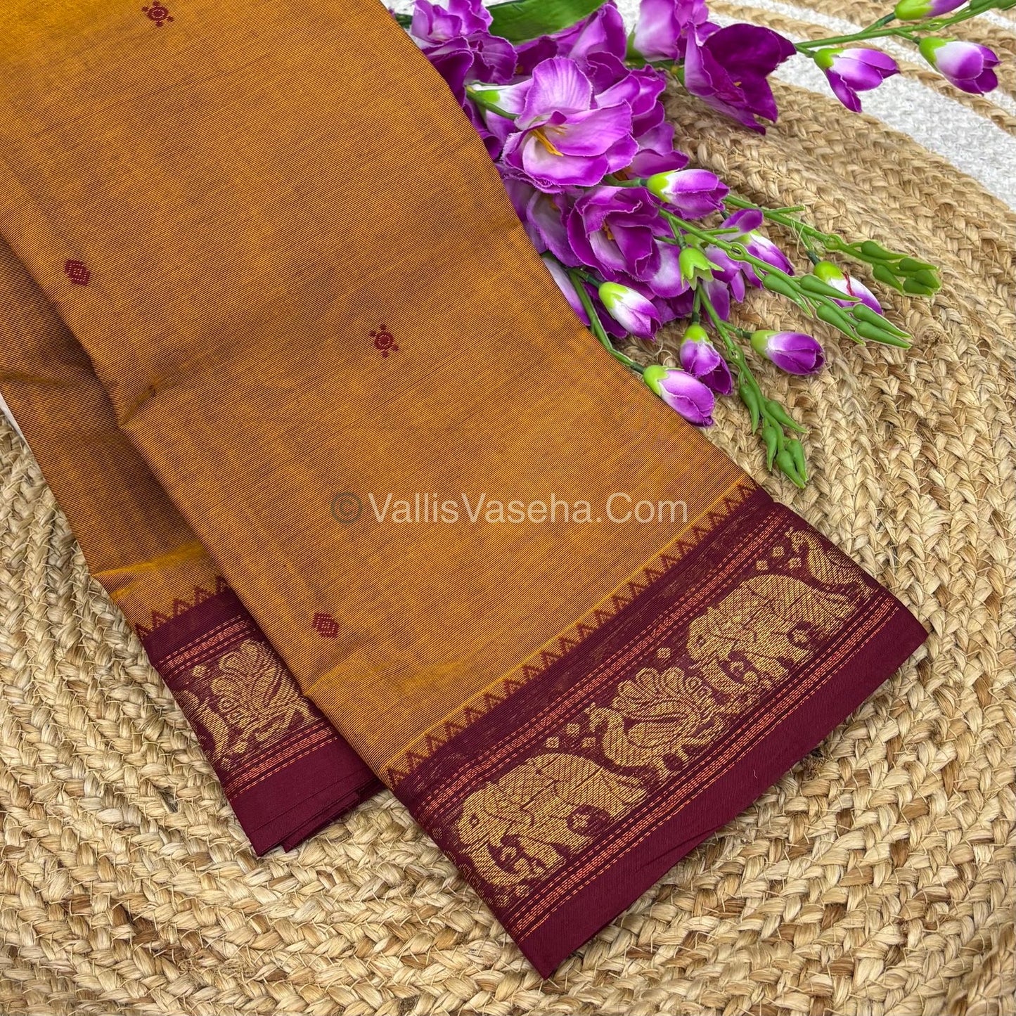 Kanchi Cotton Saree - VVKCS017