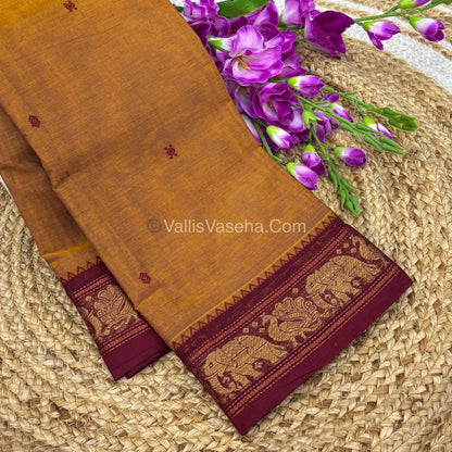 Kanchi Cotton Saree - VVKCS017