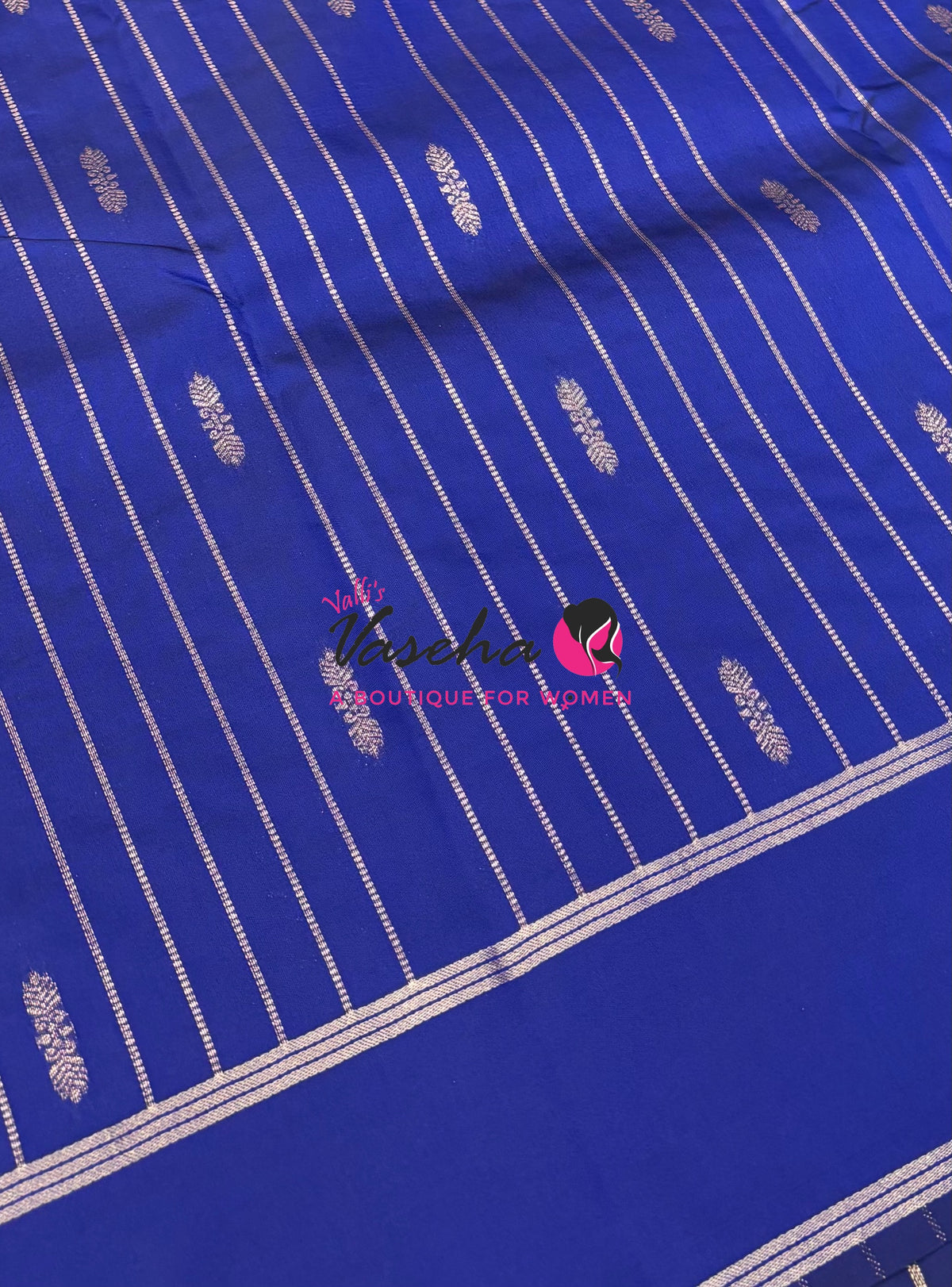 Semi Soft Silk  - Blue  Shade - VVSSS041