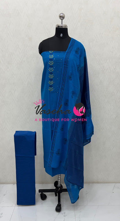 Unstitched Material | Cotton Material | VVUSM091