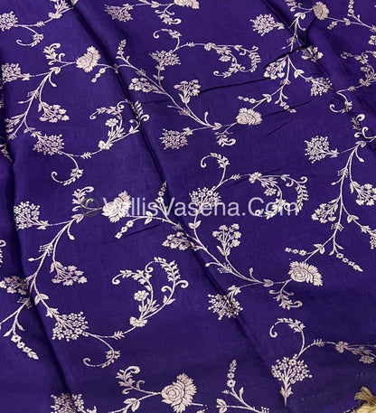 Semi Viscose / Semi Mysore Crepe Silk Variety - Embossed Design - VVSMC002