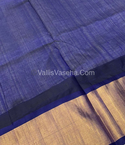 Pure Korvai Silk Cotton Saree - Temple border - VVKSC001